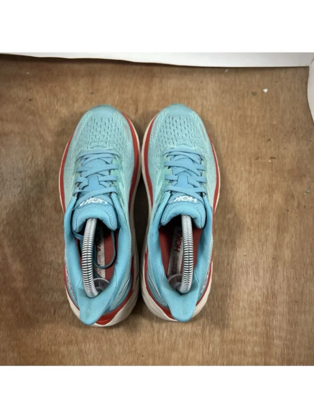 Hoka One One Clifton 8 Women Size 7.5 Blue  Running Shoes Sneakers